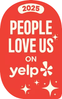People Love Us on Yelp 2025 logo